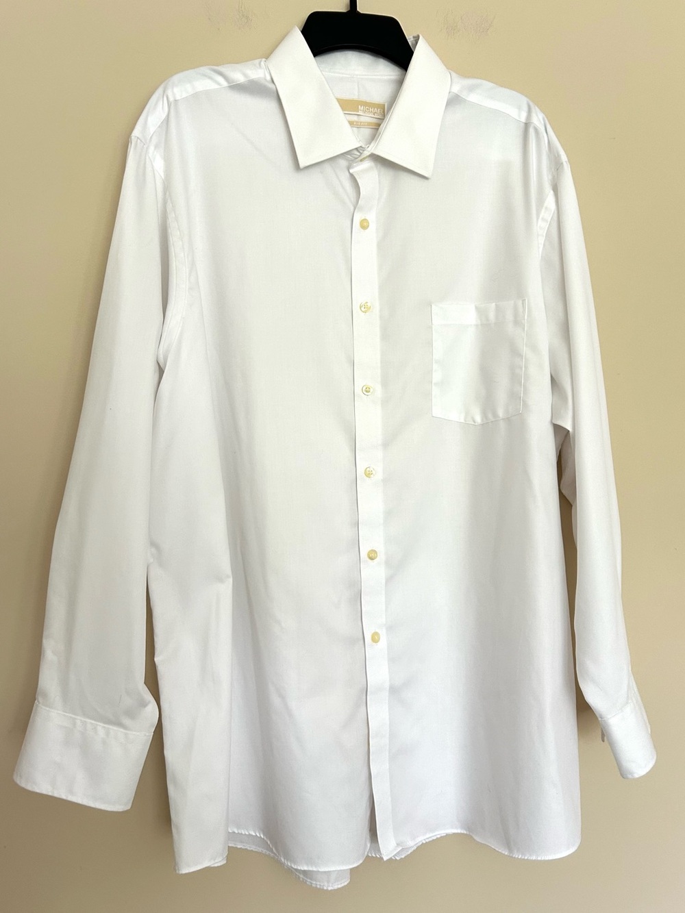 MICHAEL Michael Kors Women’s Big Fit White Long Sleeve Button Down Shirt